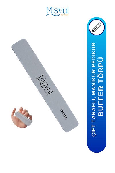 Misyul Rasp Double Sided Easy to Apply Buffer Rasp for Manicure and Pedicure