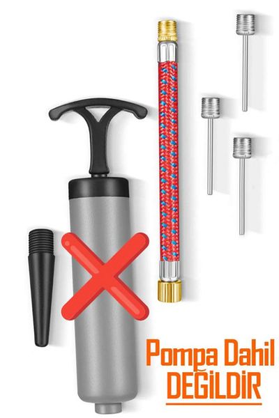 ByKurt SET DE 5 Set de ace de umflare pentru mingi Volei Baschet Fotbal Ciclism Pilates Kit de umflare