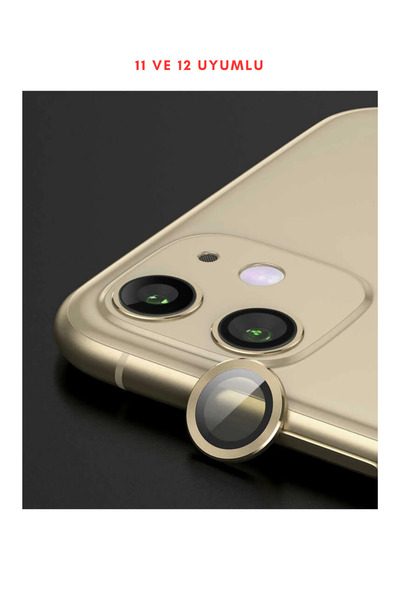 innovicase İphone 11 ve 12 Uyumlu Kamera Lens Koruyucu