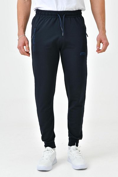 Cramp Spor Ανδρικό παντελόνι με φερμουάρ τσέπης Navy Blue