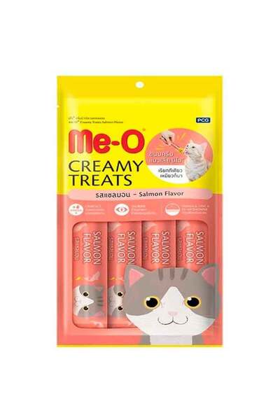 me-o Meo Somonlu Krema Kedi Ödülü Kedi Çorbası 4x15 Gr