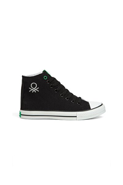 Benetton حذاء رياضي رجالي أسود Bn-30629