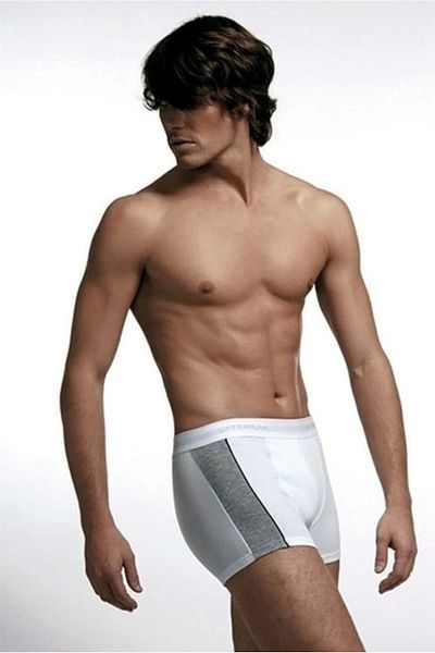 RenyBoutique Ανδρικά μποξέρ Defnada Double Tiger 850 Piping Lycra