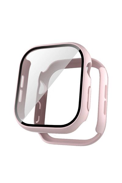 noktaks Apple Watch 10 42mm Compatible - Hard Pc Case and Screen Protector-Gard 35-Black-T33600