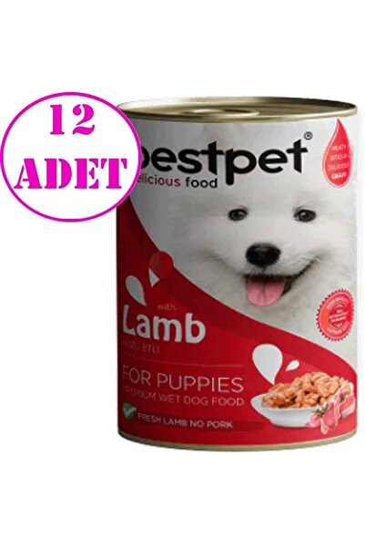 Kuzu Etli Yavru Köpek Konservesi 400gr 12 Ad