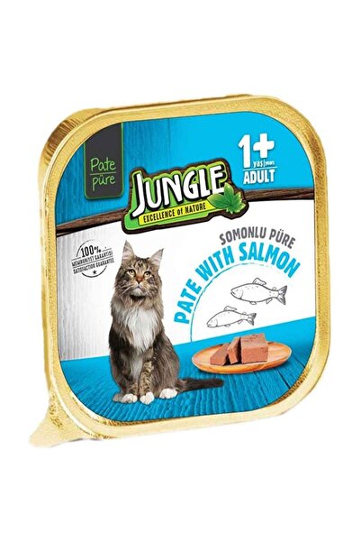 Jungle Balıklı Pate Yetişkin Konserve Kedi Maması 100 gr