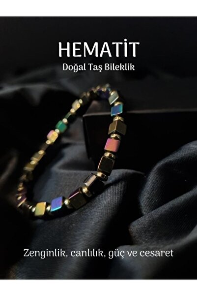 Tuana Trend سوار حجر الهيماتيت الطبيعي عالي الجودة من حجر الهيماتيت الطبيعي ح...