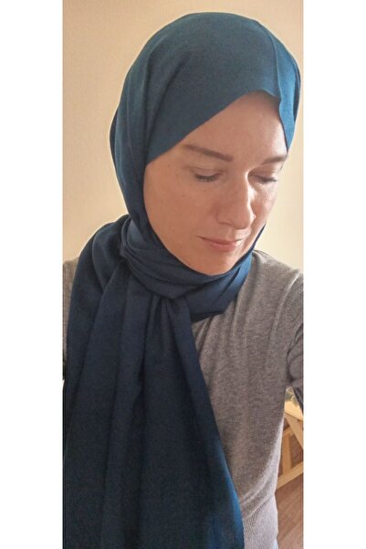 İskeçe Exclusive Self Luminous Blue Scarf in Custom Box