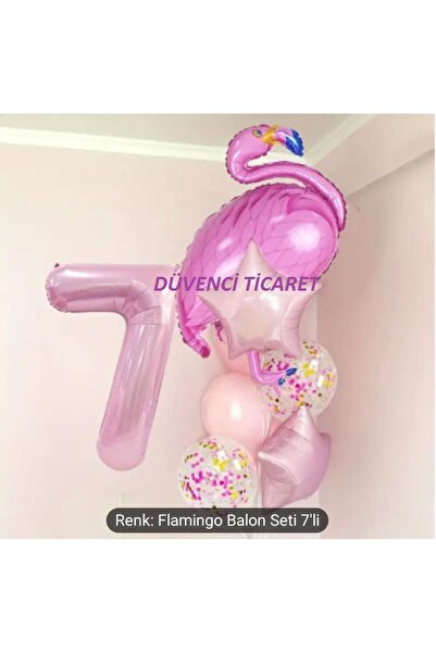 DÜVENCİ TİCARET НАБІР ФОЛЬГОВАНИХ КУЛЬОК ФЛАМІНГО