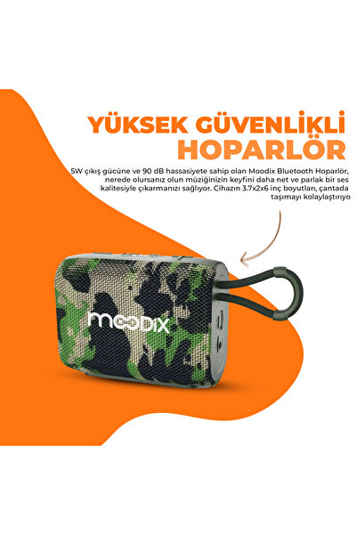 Moodix Ki23tm02 Bluetooth Speakers, Camouflage 5w