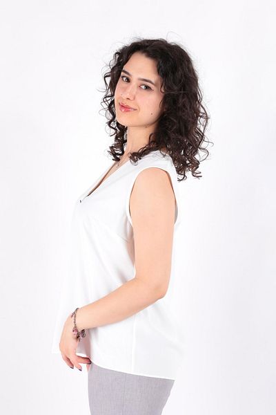 AYHAN 81954 Γυναικεία καρφίτσα με λεπτομέρεια V λαιμόκοψη