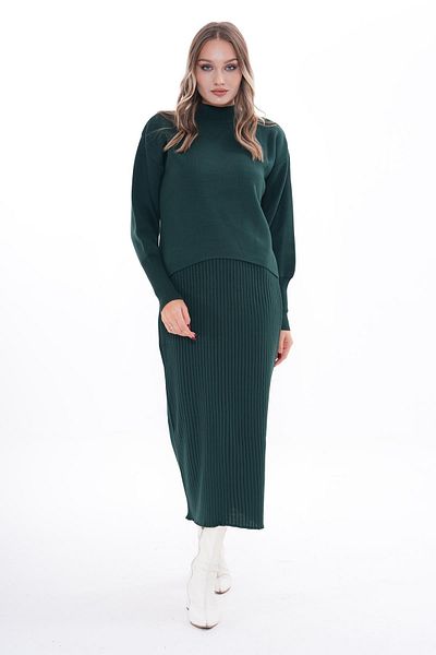 ŞİMAL Knitwear Women's Knitted Double Set - 245021