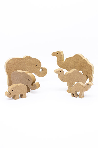 na neşeli ahşap DES 20 Ramazan Deve Ve Fil Seti, Cami Aksesuarı, Ramazan, Aya...