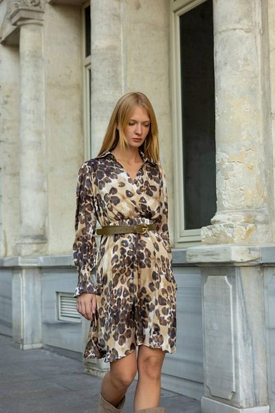Suzi ROCHIE DE FEMEI CU CREAȚĂ CU MODEL LEOPARD 3241