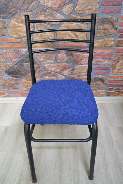 COVER TEKSTİL Καρέκλες 4 τεμαχίων σε χρώμα σιδήρου - Κάλυμμα και ύφασμα ζακάρ