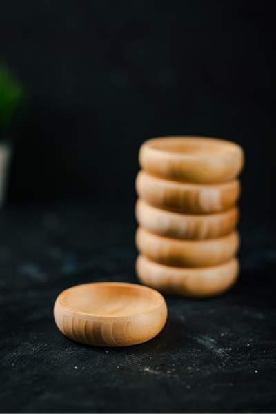 Avm Bamboo Snack Bowl Set of 6