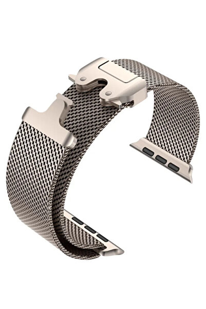 PSGT Natürel Titanyum Apple watch Ultra Band  42-44-45-49mm S10 46mm Milanese...