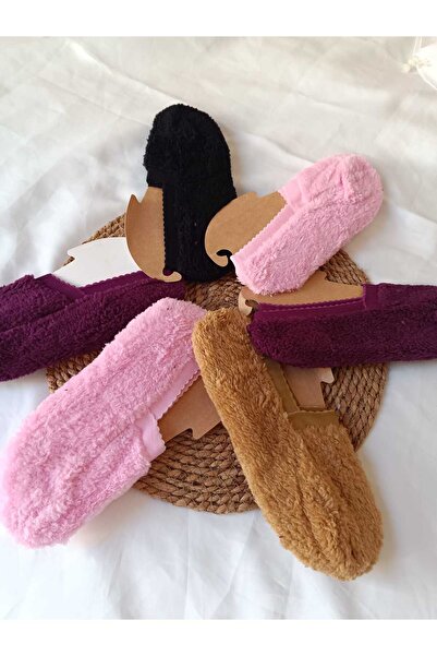 AYKUT 6-PACK Colorful Pack Plush Cotton Women Casual Ballet Socks