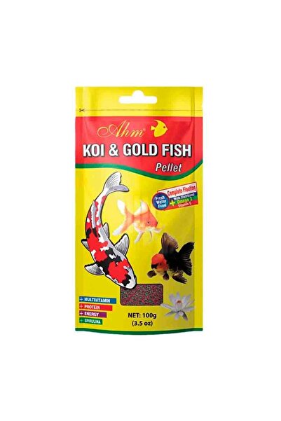 Ahm Koi Goldfish Pellet 100 gr Balık Yemi
