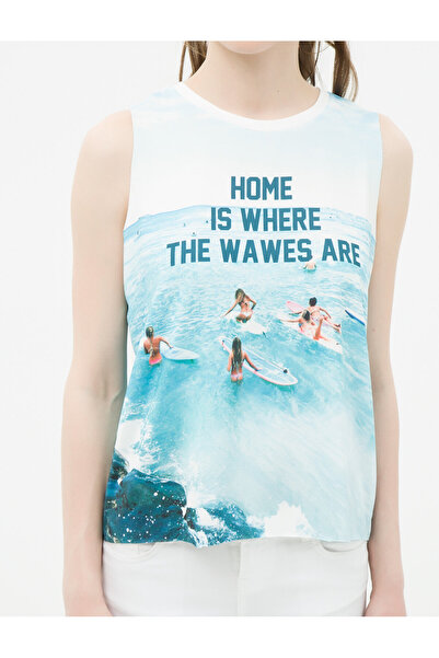 Koton Baskılı Bluz