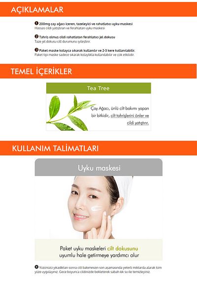 Missha Tea Tree Extract Oil Control Sleep Mask Pure Source Pocket Pack (Tea Tree)