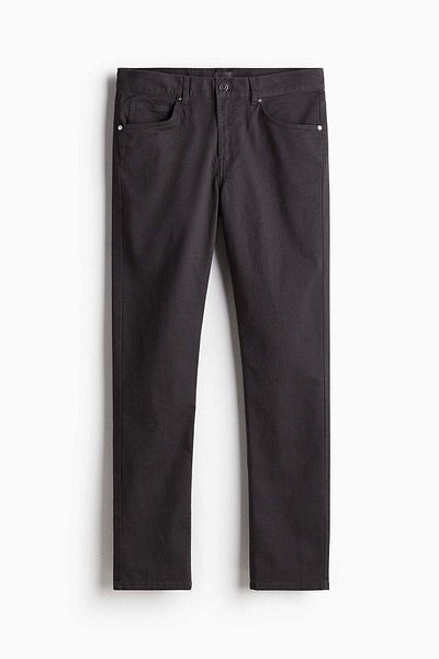 H&M Slim Fit Cotton twill trousers