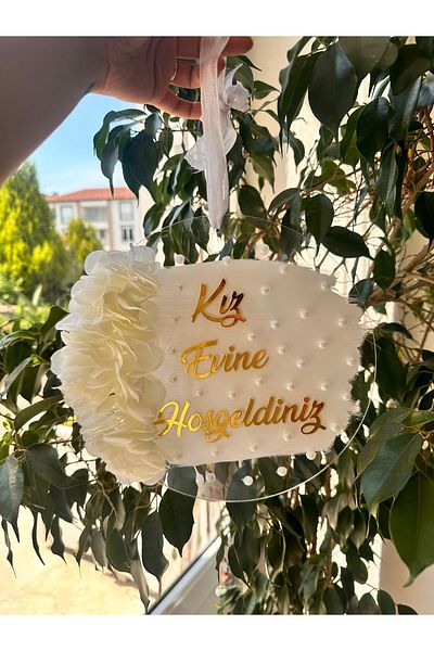 MagnetTasarimAtolyesi Welcome to Your Girl's Home Door Ornament