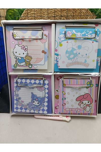 Meyra Accessories Cute Memo Pad 1 Piece Sanrio Kawai Cinnamorol My Melody Decorated
