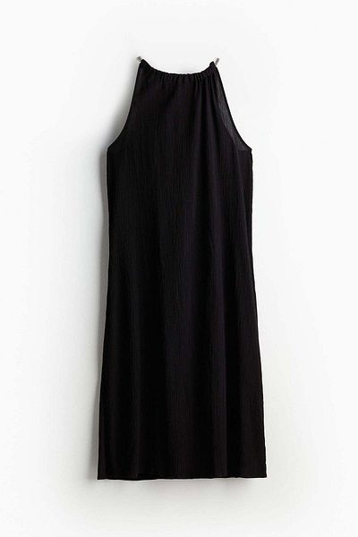 H&M Drawstring-detail Cotton Dress