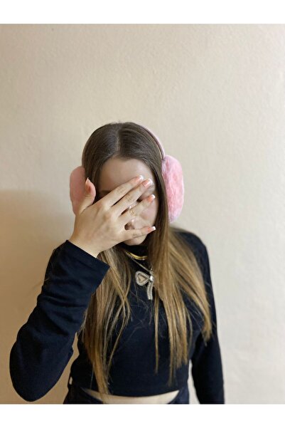 sema aksesuar Soft Plush Winter Earmuff Protective from Cold - Hairy Soft Plush Earmuff