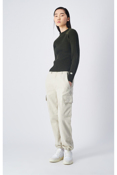 Champion Surplus + Utility Elastic Cuff Cargo Pant Bej Kadın Pantolon-117448-ES057