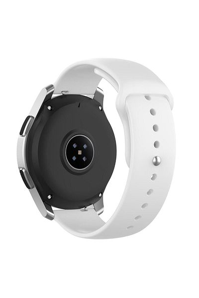 NovStrap حزام سيليكون متوافق مع ساعة سامسونج جالاكسي 7 Fe 6 5 Pro 4 Series - 20 مم (40-47 مم).