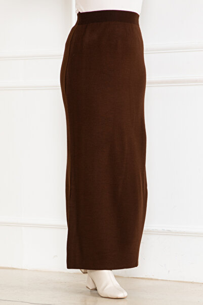 nacar çarşı FUSTĂ TRICOTATĂ LUNGĂ, CU TALIE ELASTICĂ, CONFORTABILĂ, PENTRU FEMEI