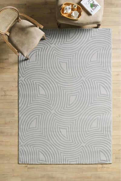 Red Halı Motifli Gri Modern Yumuşak Polipropilen Jüt Halı Salon Oturma Odası ...