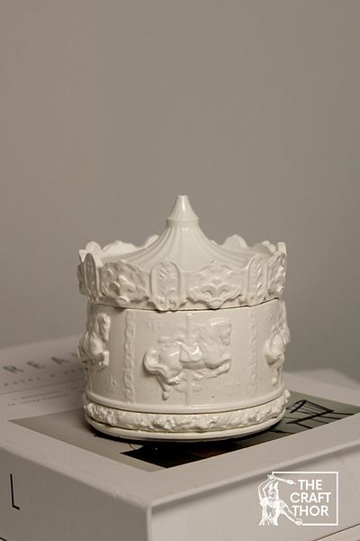 The Craft Thor Decorative Handmade Carousel Carousel Box with Lid