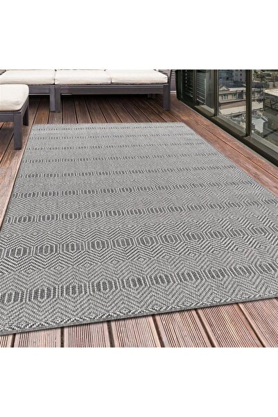 Red Halı Kilim Desenli Halı Gri Halı Jüt Çift Taraflı Koridor Mutfak Yolluk T...