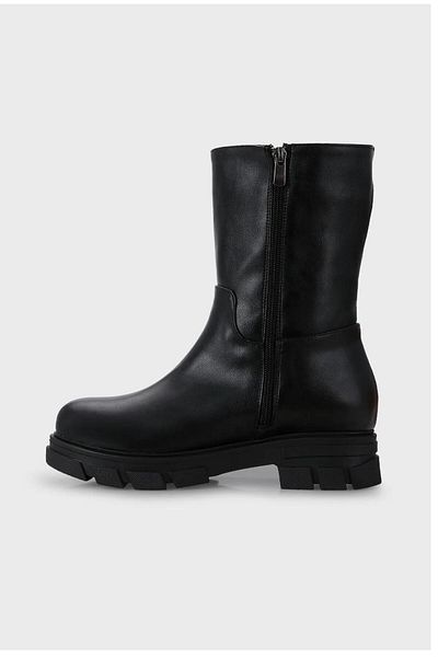 Pierre Cardin PC-52063 Μαύρες γυναικείες μπότες με φερμουάρ