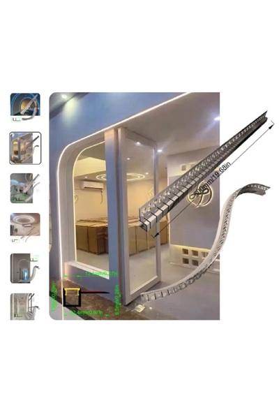 ALLES TRIMLESS SIVA ALTI ESNEK LED KANALI 3MT BOY FİYATIDIR