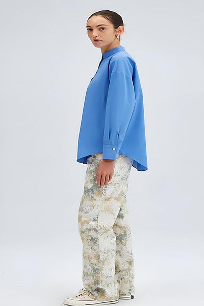 Touche Poplin Button Shirt - Mkn508