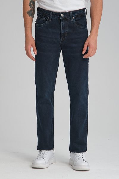 muzzo jeans Тъмно сини дънки Regular Fit Snow Wash