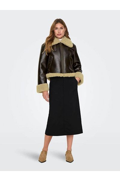 ONLY 15322434 Onlverona γυναικείο faux bonded jacket - Cc Otw, παλτό με γούνα εσωτερικά