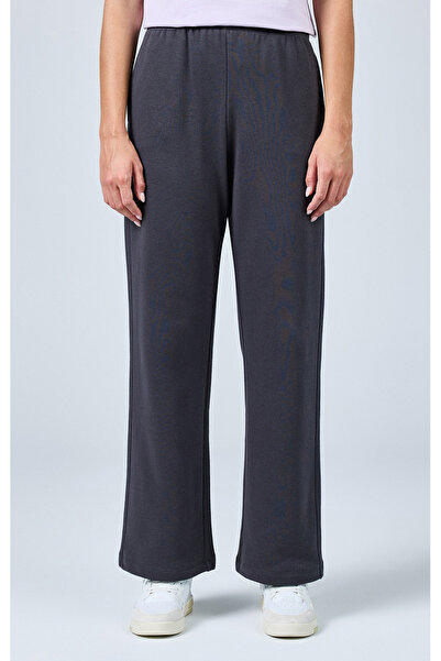 Champion Eco Future Straight Hem Pants Organik Pamuk Siyah Kadın Eşofman Altı