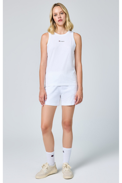 Champion Icons Shorts Beyaz Kadın Şort-117144-WW001