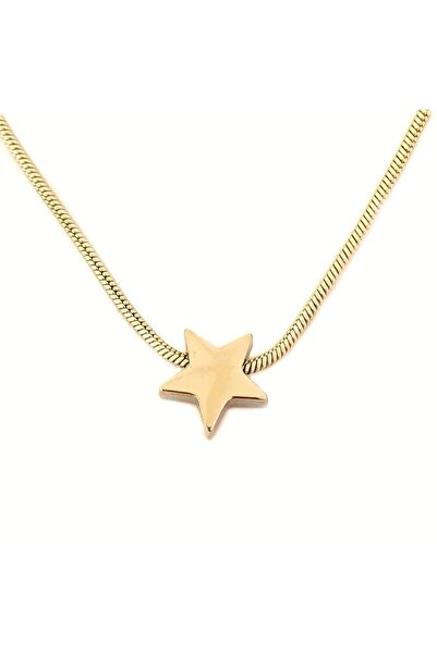 MAZEN قلادة على شكل نجمة صغيرة من الفولاذ الجراحي (مضادة للتآكل، ومضادة للحسا...