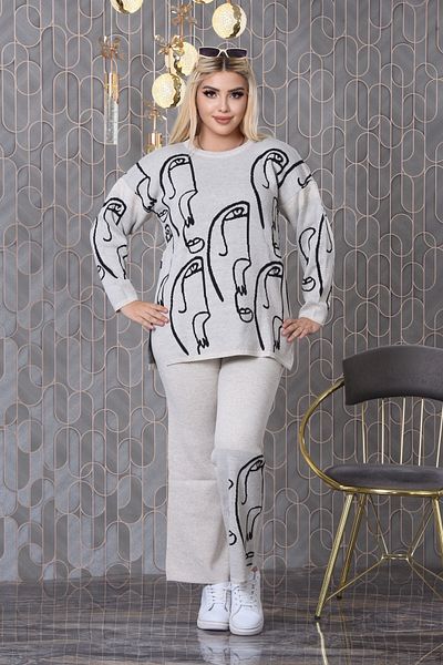 Canan Triko Women's Knitwear Double Set