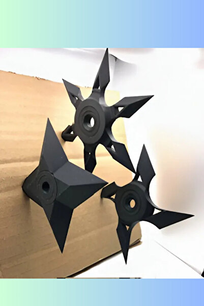 woof things Ninja Shuriken,Dönebilen Stres Bıçağı,Plastik Shuriken