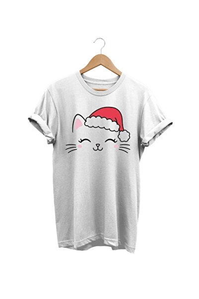 hobidünyam- 100% قطن مع شارب قطة، رقبة دائرية، تي شيرت مقاس عادي، تي شيرت أساسي