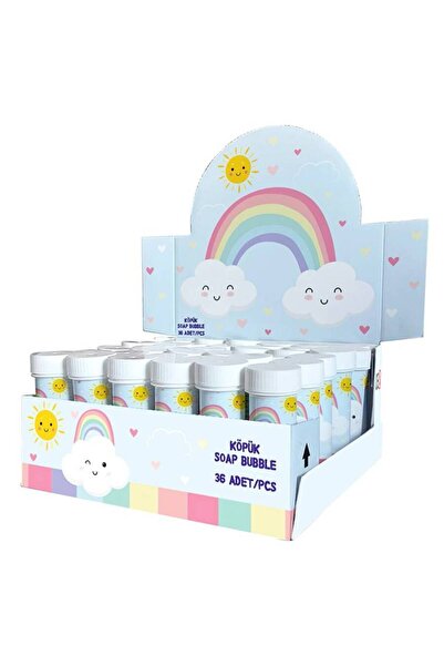 turkuaz parti 10'lu GÖKKUŞAĞI KÖPÜK BALONCUK