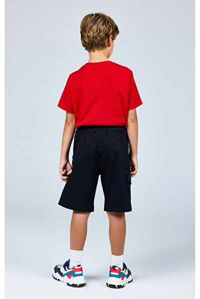 Champion Icons Cargo Bermuda Black Kids Shorts-306768-Kk001