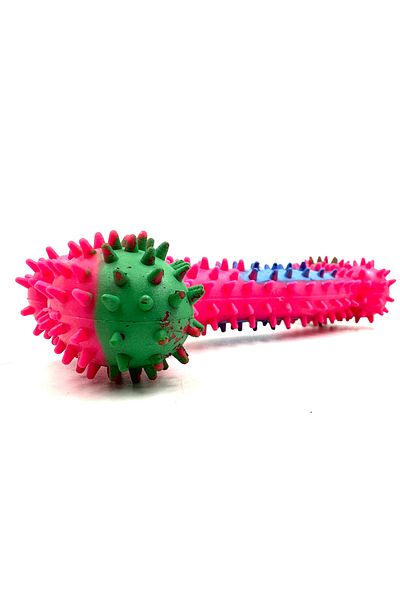 Tasma Market Purple Oblique Bone Model Teether Tartar Cleaner Dog Toy